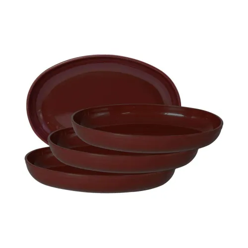 Image of Wonder Homeware Sigma Snacker Bowl Set (4 pcs, 500 ml, Pink)