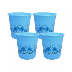 Wonder Homeware WBP 101 Printed Dustbin Set of 4