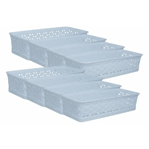 Image of Wonder Plastic Prime Alexa 9 Multipurpose Storage Tokri – Set of 8