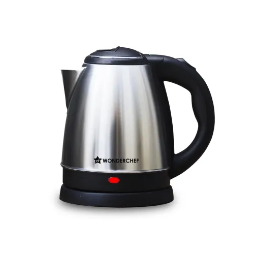Image of Wonderchef Acura Stainless-steel Electric Kettle | 1.5 L | Auto Shut-off | 360 Degree Swivel Base |