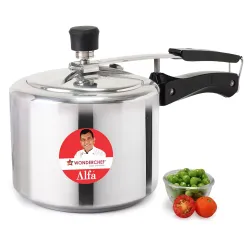 Wonderchef Alfa Aluminium Inner Lid Pressure Cooker 3 Litre