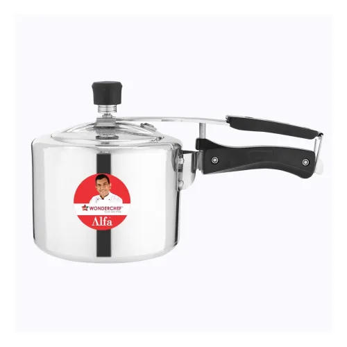 Image of Wonderchef Alfa Stainless Steel Inner Lid Pressure Cooker 3L