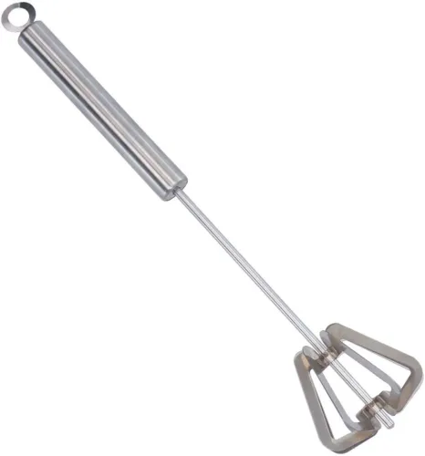 Image of WONDERCHEF Ambrosia Rotating Whisk Steel Flat Whisk