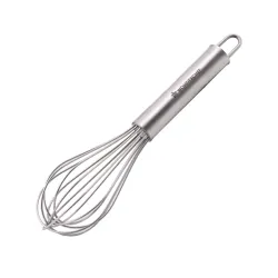 Wonderchef Ambrosia Whisk | Food-Grade Stainless-Steel | Comfortable Handle | Multi-Purpose Kitchen Tool – for Blending, Whisking, Egg Beating, Stirring, Baking | Compact Design |1-Year Warr...
