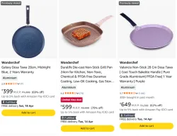 Wonderchef Cookware Product @ Up to 70% Discount