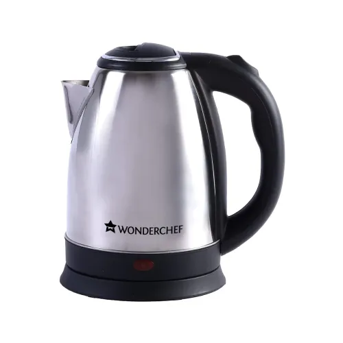 Image of Wonderchef Crescent Electric Kettle 1800W with Stainless Steel Interior