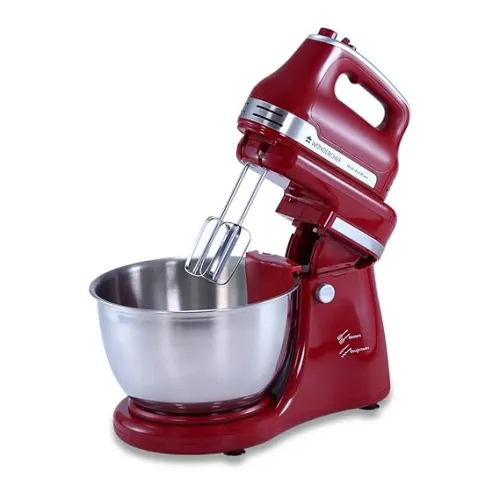 Image of Wonderchef Crimson Revo Stand Mixer, 300 Watt