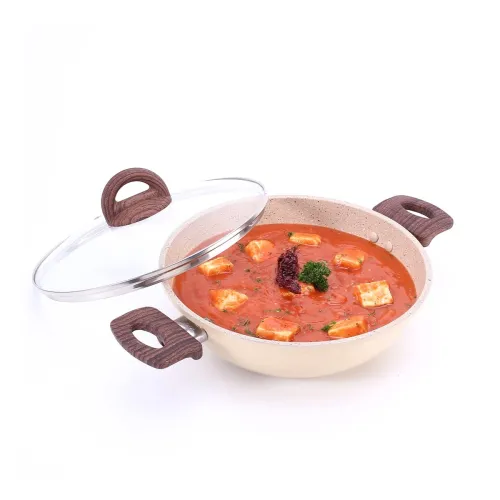 Image of Wonderchef Duralife Die-cast 24 cm Kadhai with lid 