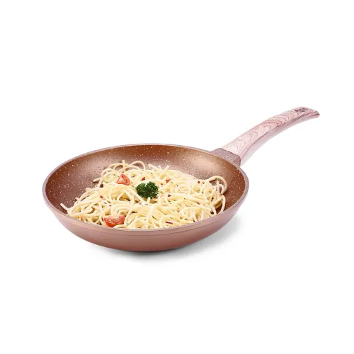 Image of Wonderchef Duralife Die-cast Non-Stick Fry Pan 24cm for Kitchen, Non-toxic Chemical & PFOA Free Duramax Coating, Low-oil