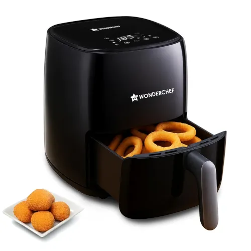 Image of Wonderchef Neo Digital Air Fryer | 1000W, 2 Litres | Rapid Air Technology | Non-stick Basket | Auto Shut-off | Touch Scr