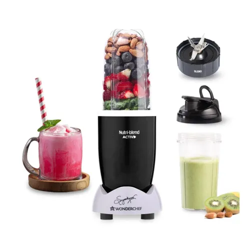 Image of Wonderchef Nutri-blend Activ Mixer Grinder Blender 500W 22000 RPM