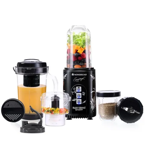 Image of Wonderchef Nutri Blend Smart Mixer Grinder (500W, 4 Jars)