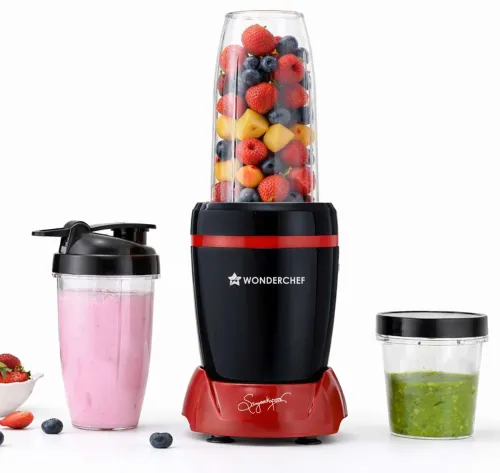 Image of WONDERCHEF Nutri-Blend Turbo 750W Mixer Grinder (3 Jars)