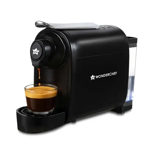 Image of Wonderchef Regalia Capsule Coffee Machine with Frother