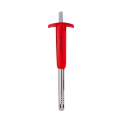 Wonderchef Stainless Steel Gas Igniter, Long Lasting, Rust Proof, Unbreakable, Soft & Long Grip, Red