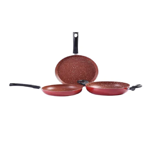Image of Wonderchef Tivoli 3 Pieces Red Cookware Set