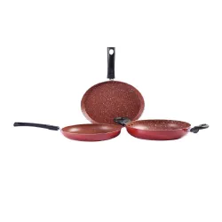 Wonderchef Tivoli 3 Pieces Red Cookware Set