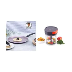 Wonderchef Valencia Dosa Tawa Purple, 28 cm(Non-Stick Coating)