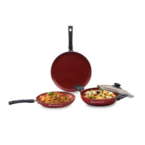 Image of Wonderchef Valencia Non-Stick Cookware 4 Piece Set