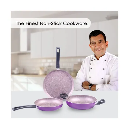 Image of Wonderchef Valencia Non-Stick Cookware Set of 3 