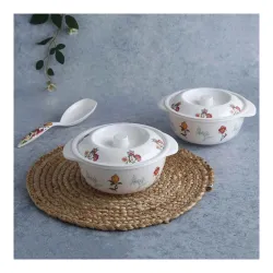 Wonderchef Venice Serving Casserole with Lid - Set of 2