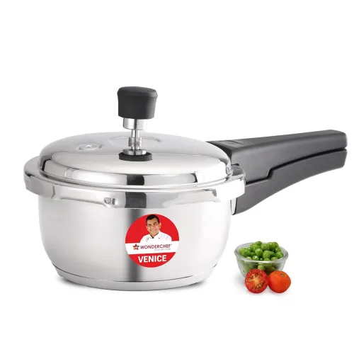 Image of Wonderchef Venice Stainless-steel Pressure Cooker 2L