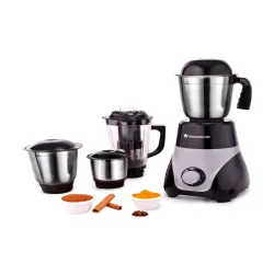 Wonderchef Vista Black 4 Jars Grinder with Juicer-750W