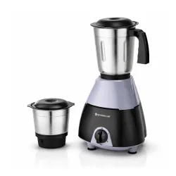 Wonderchef Vista Neo Mixer Grinder for Kitchen, 500W, 2 Multi-purpose Jars, Stainless-steel Blades for Masala, Chutney, 