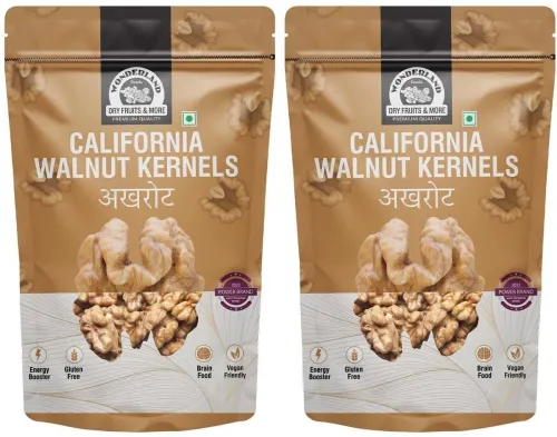 Image of WONDERLAND Foods California Walnut Kernels (1kg * pack of 2)