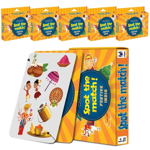 Image of WONDRBOX Kids Card Games for Kids. (Spot the Match-6)
