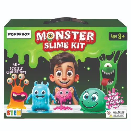 Image of WONDRBOX Super Slime Science Kit for Kids (STEM Learning)