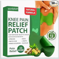 WONLYKART Herbal Knee Pain Relief Patches (10 Patches)