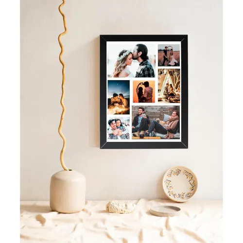 Image of Wood Personalized Rectangular Photo Frame 