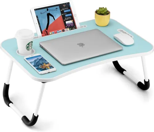Image of Flipkart Perfect Homes Studio Wood Portable Laptop Table