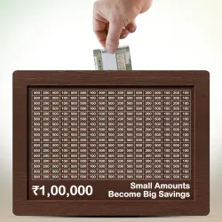 Wooden Coin Piggy Bank for Kids