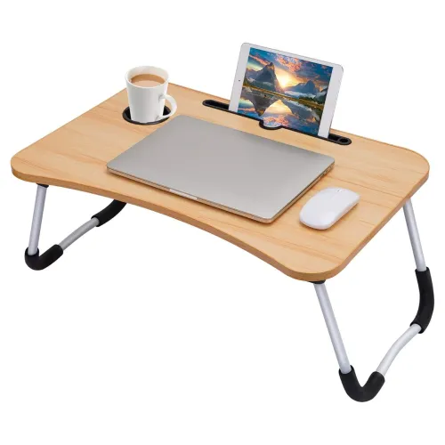 Image of Wooden Foldable Laptop Table