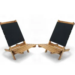 Yo Green Wooden Folding Chair Patio Wood Relaxing Chair