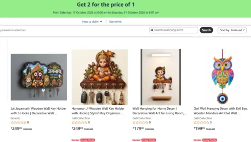 Image of Wooden Key Holder Get 2 for the price of 1 starting at ₹179