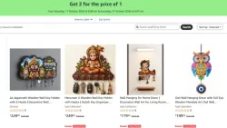 Wooden Key Holder Get 2 for the price of 1 starting at ₹179