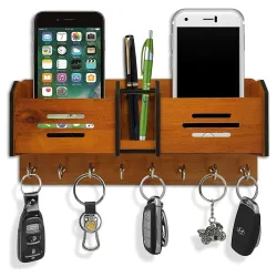 Wooden Key holderFor Multipurpose Use in Home and Office Wood Key Holder