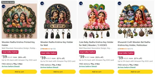 Image of Wooden Key Holders starting ₹39 