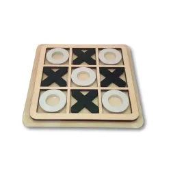 Wooden Tic Tac Toe Board Game