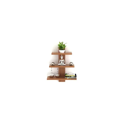 Image of Wooden Wall Shelves (3 Tiers)