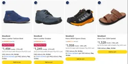Woodland Footwear at minimum 75% Discount