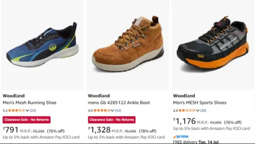 Image of Woodland Footwears at minimum 78% Discount