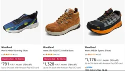 Woodland Footwears at minimum 78% Discount