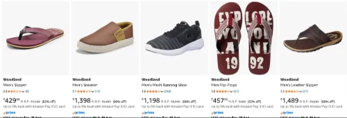 Image of Woodland Footwears up to 63% Discount