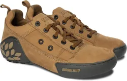 WOODLAND Lace Up Lightweight Daily Use Casuals For Men (Camel , 9)