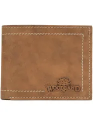 WOODLAND Men Casual Tan Genuine Leather Wallet