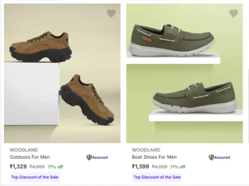 Image of Woodland Men’s Casual Shoes upto 75% Discount
